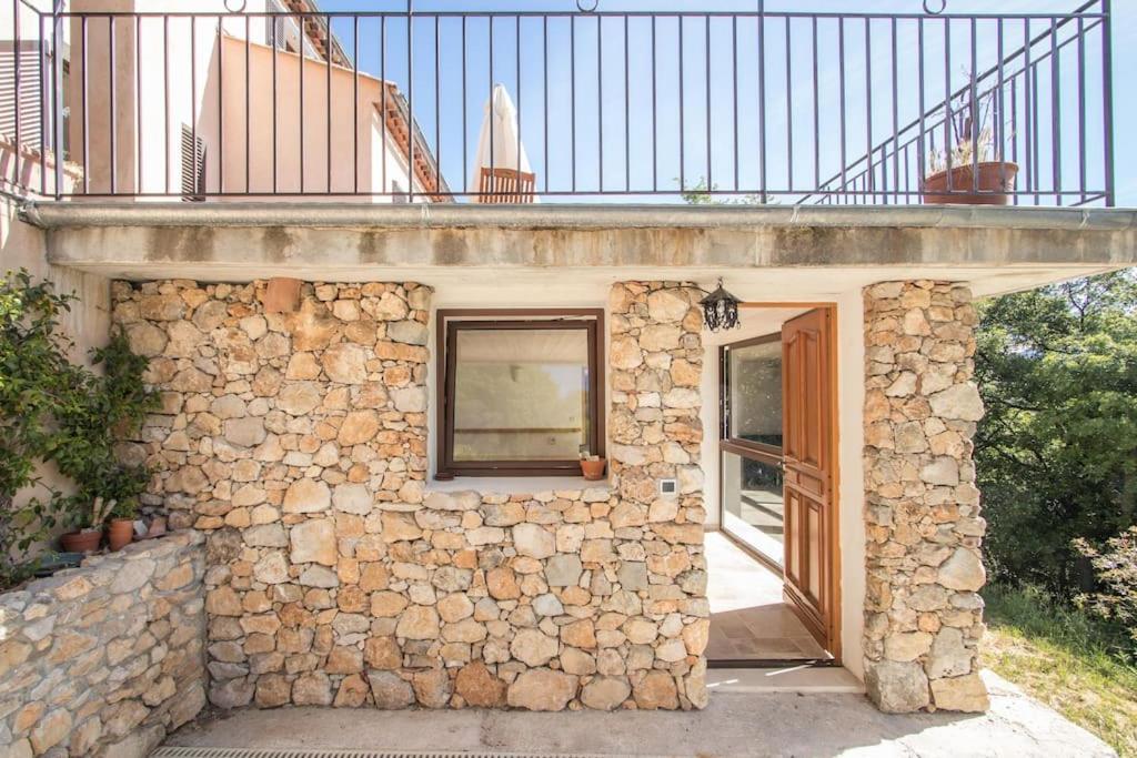 Bas De Villa Au Milieu Des Oliviers. Chateauneuf-Villevieille Exterior foto